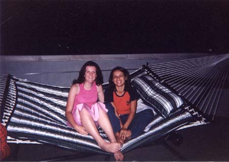 IonelaAndAlinaOnHammock2003