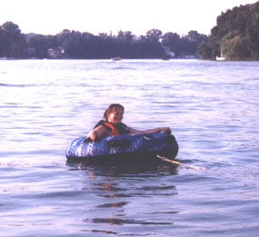 Mihaela On Tube In Michigan