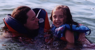 Tam And Sydney After Tube Wipeout in Michigan