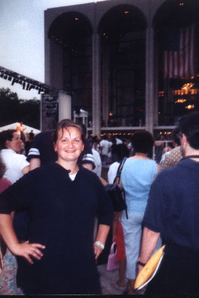 Mihaela at Lincoln Center, New York City 2002