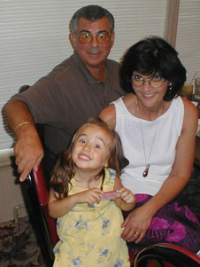 The girl with grandparents